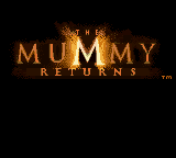 Mummy Returns, The (Europe) (En,Fr,De,Es,It) Title Screen